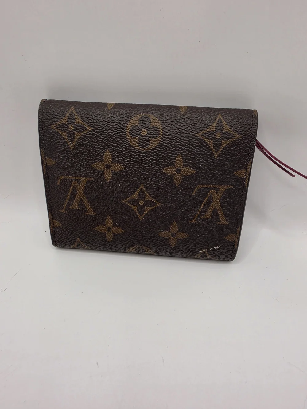 Louis Vuitton Monogram Victorine Envelope Compact Trifold Wallet in Brown Tan